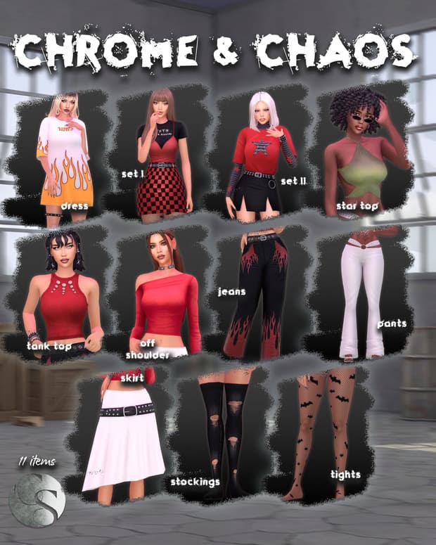 Галерея мода Коллекция одежды Chrome & Chaos #1